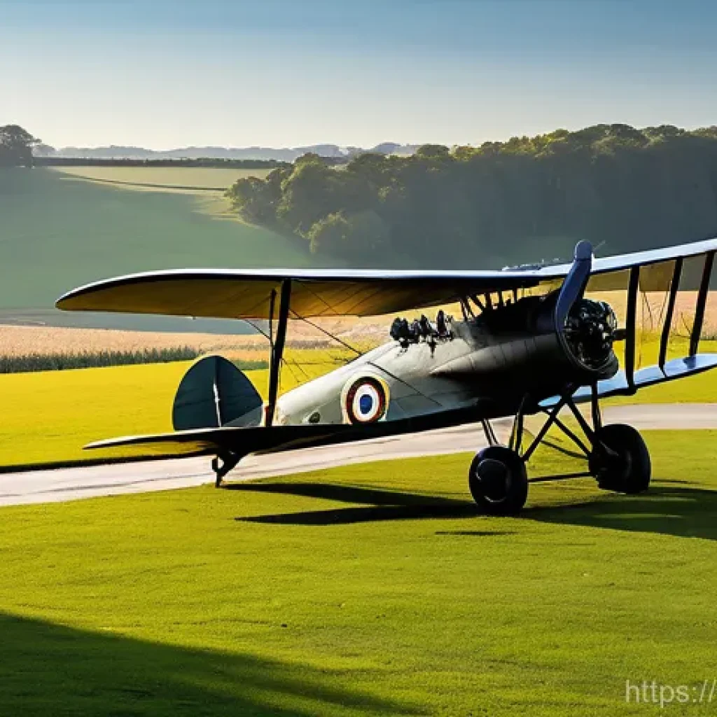 공군 창설 과정 - **Prompt: The Dawn of Military Aviation - A Glimpse of Potential**
"A vibrant, historic scene se...