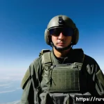 공군의 공군 특수부대 낙하산 훈련 - A highly focused male special forces recruit, wearing a complete tactical training jumpsuit, helmet,...