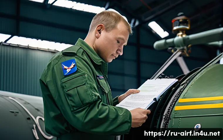 공군의 공군 정비병 연봉 - A detailed scene of a Russian Air Force aviation technician at work inside a modern military aircraf...