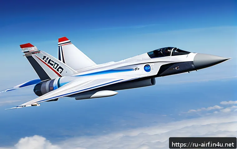 공군 전투기 속도 순위 - A highly detailed digital illustration of a modern supersonic fighter jet in flight, showcasing slee...