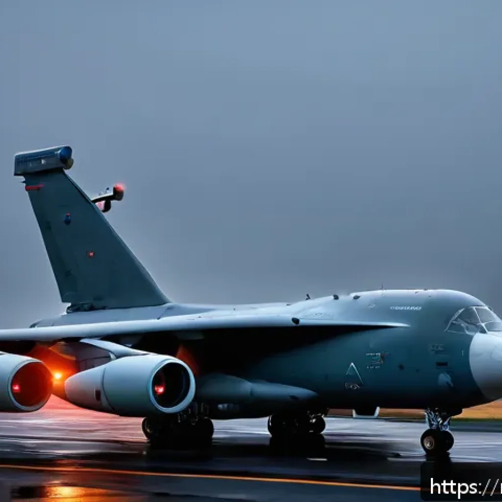 공군의 공군 특수부대 장비 - A high-tech Russian infrared surveillance camera mounted on a military aircraft, capturing distant t...